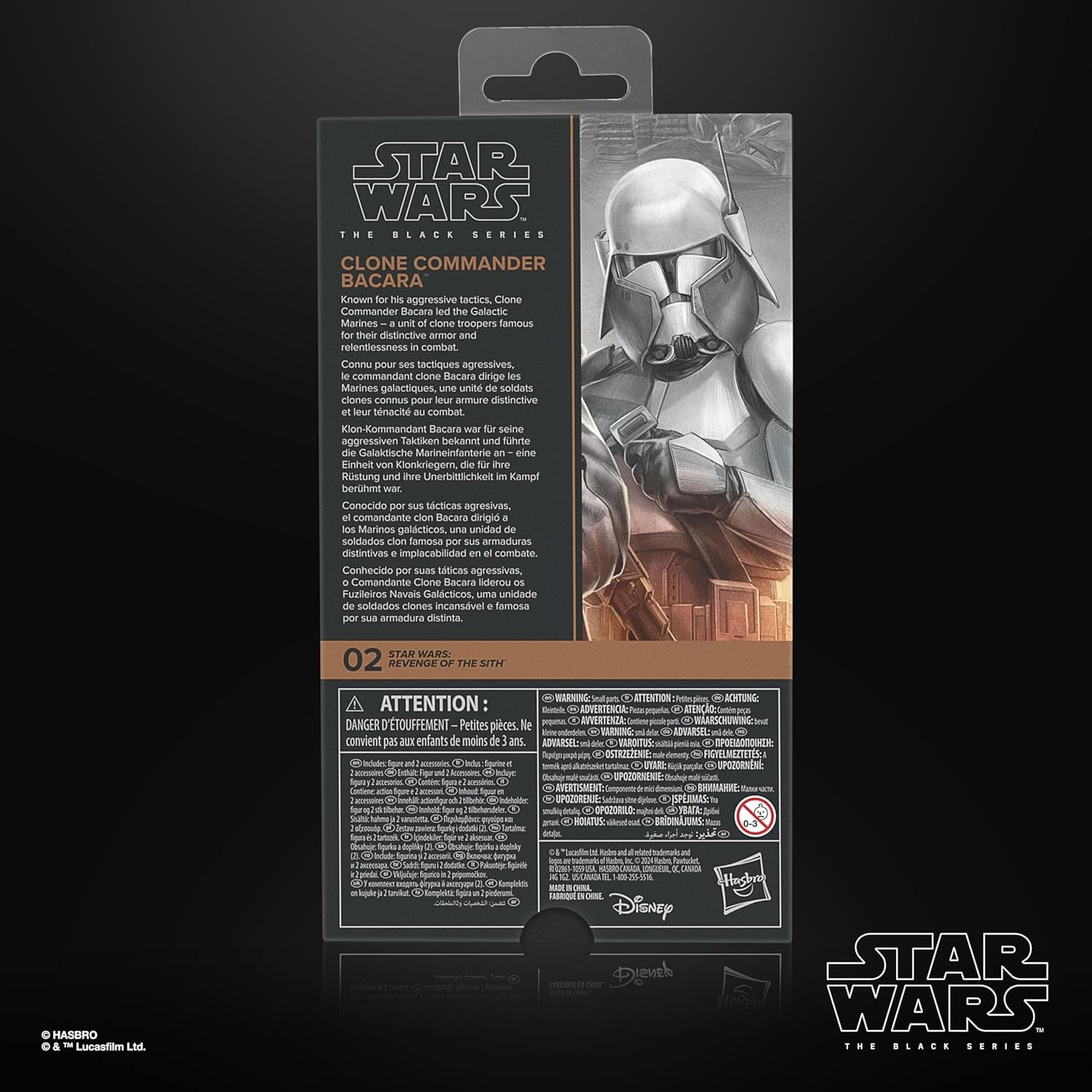 Star Wars Black Series Clone Commander Bacara, Star Wars: Ahsoka Premium Figurka kolekcjonerska (15 cm) Figurki Naty Shop