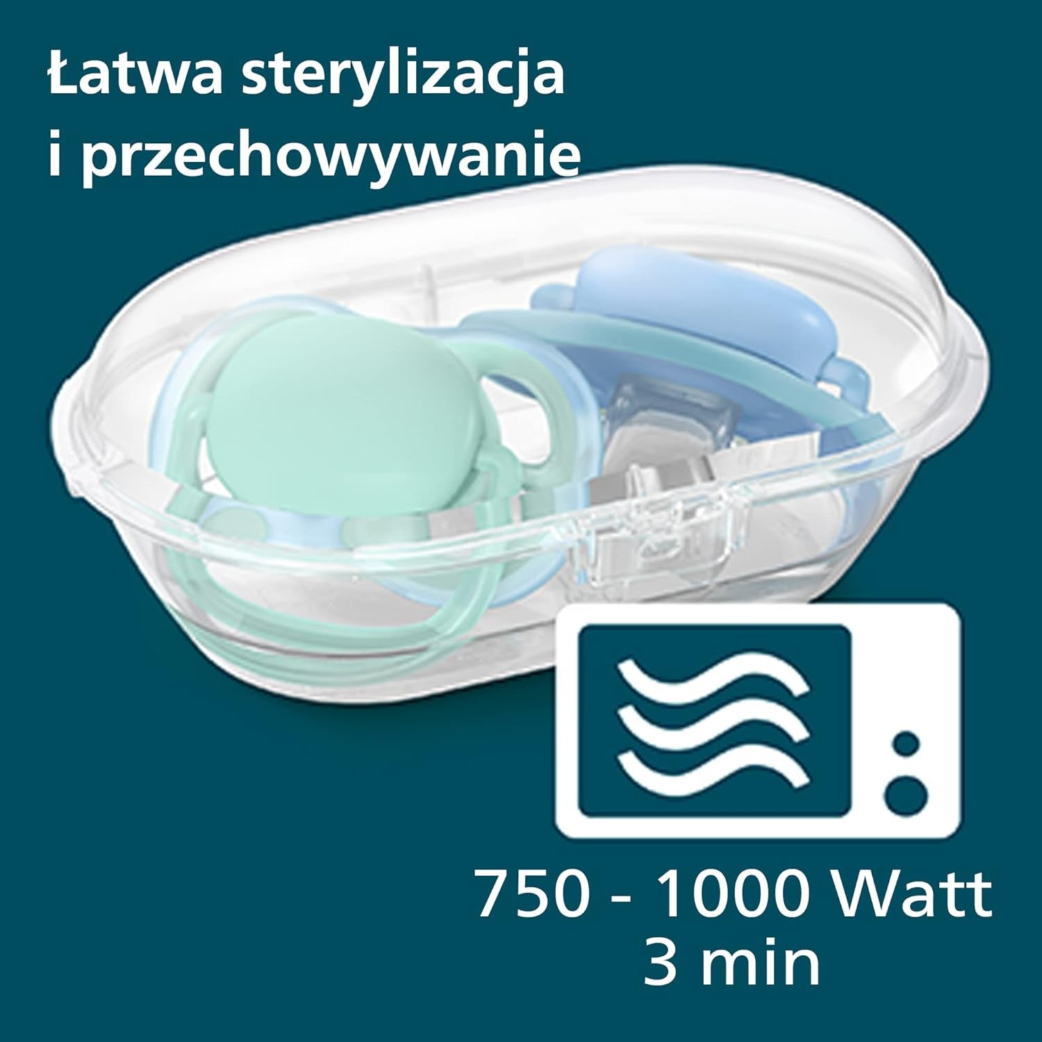 Zestaw 2 smoczków Philips Avent Ultra Air – Smoczki Bisfenol A dla dzieci w wieku 0–6 miesięcy (model SCF085/15) Brązowy/Zielony
