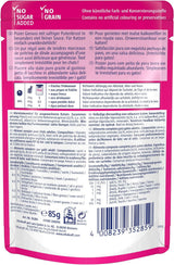 Vitakraft Poésie Délice, mokra karma dla kota, karma dla kota w sosie, z indykiem, opakowanie zbiorcze, bez dodatku cukru i zbóż (23 x 85g)
