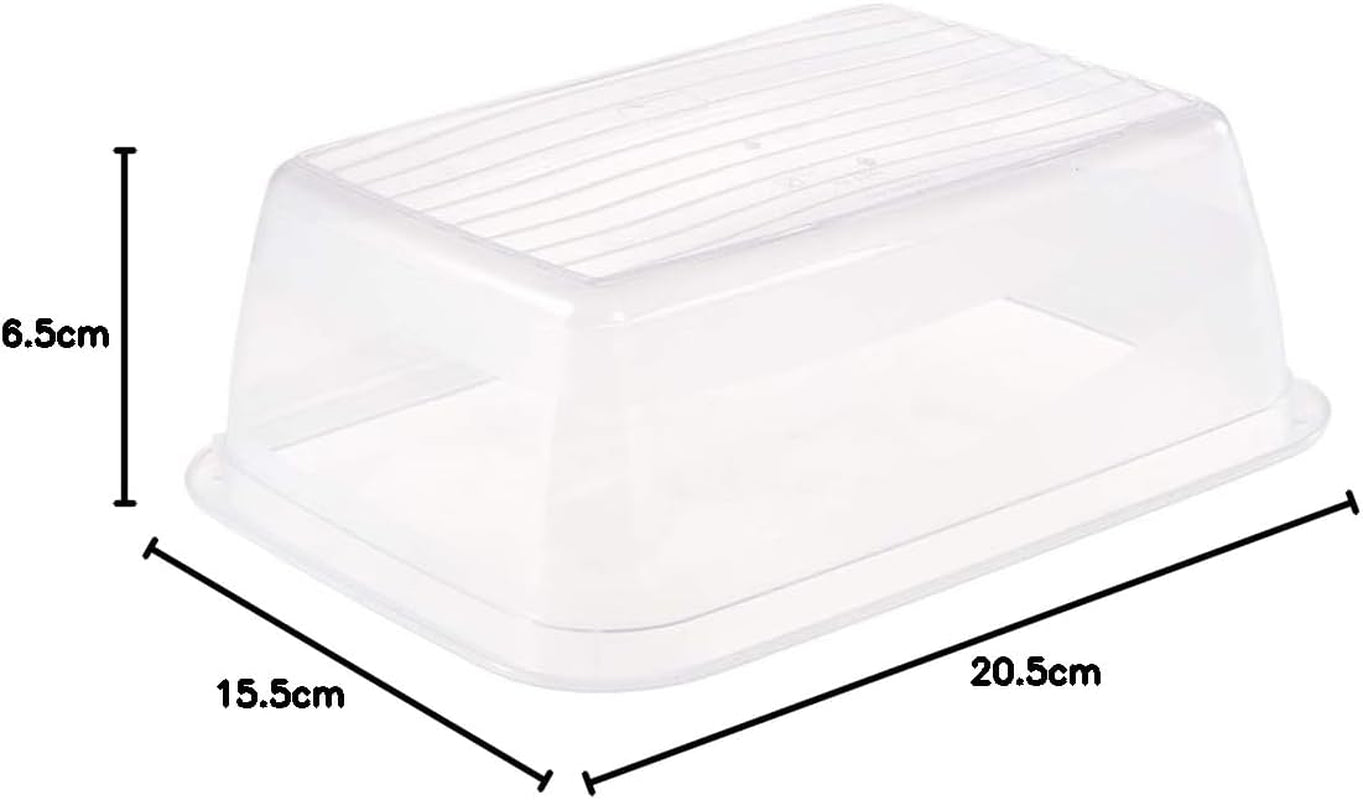 Zestaw 3 słoików do przechowywania żywności Kekeeper, 3 x 1,25 l, 20,5 x 15,5 x 6,5 cm, Fredo Fresh, przezroczysty niebieski Pudełka do przechowywania żywności Naty Shop