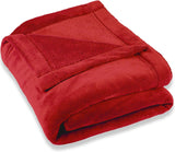 Puszysty koc Celinatex XXL 220 X 240 cm czerwony koc na sofę ciepły miękki koc z mikrofibry Polar Oeko-Tex Montreal Łóżka i narzuty Besuche den CelinaTex-Store Czerwony 220 X 240 cm