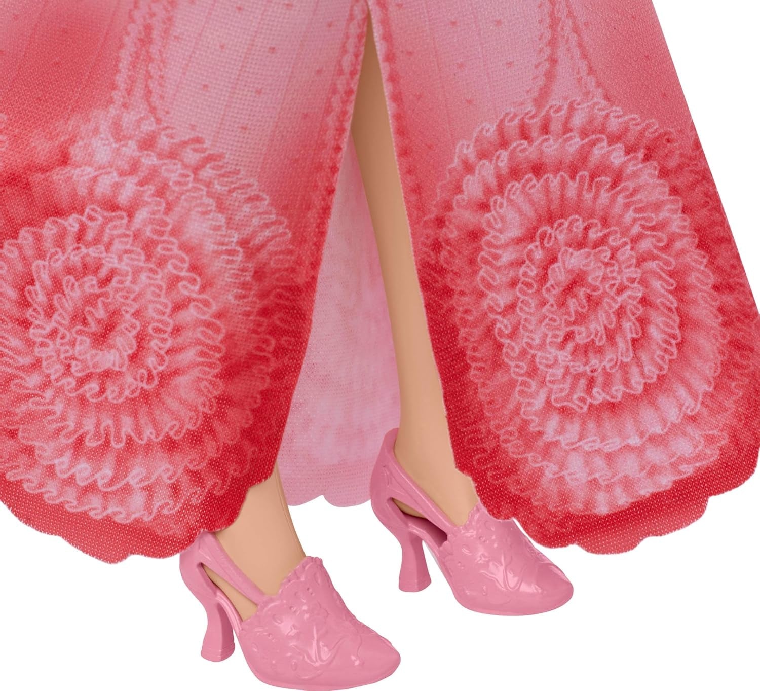 Mattel Glinda z firmy Wicked and Accessories Przegubowa lalka inspirowana filmem z odpinanym strojem śpiewa „Loved by Us” JLG49 różowa