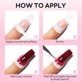 Taśma lateksowa AIMEILI Nagelleck Korrektor Hautschutz Fingerschutz Für Nail Art Palisade Geruchlos Weiß 15Ml