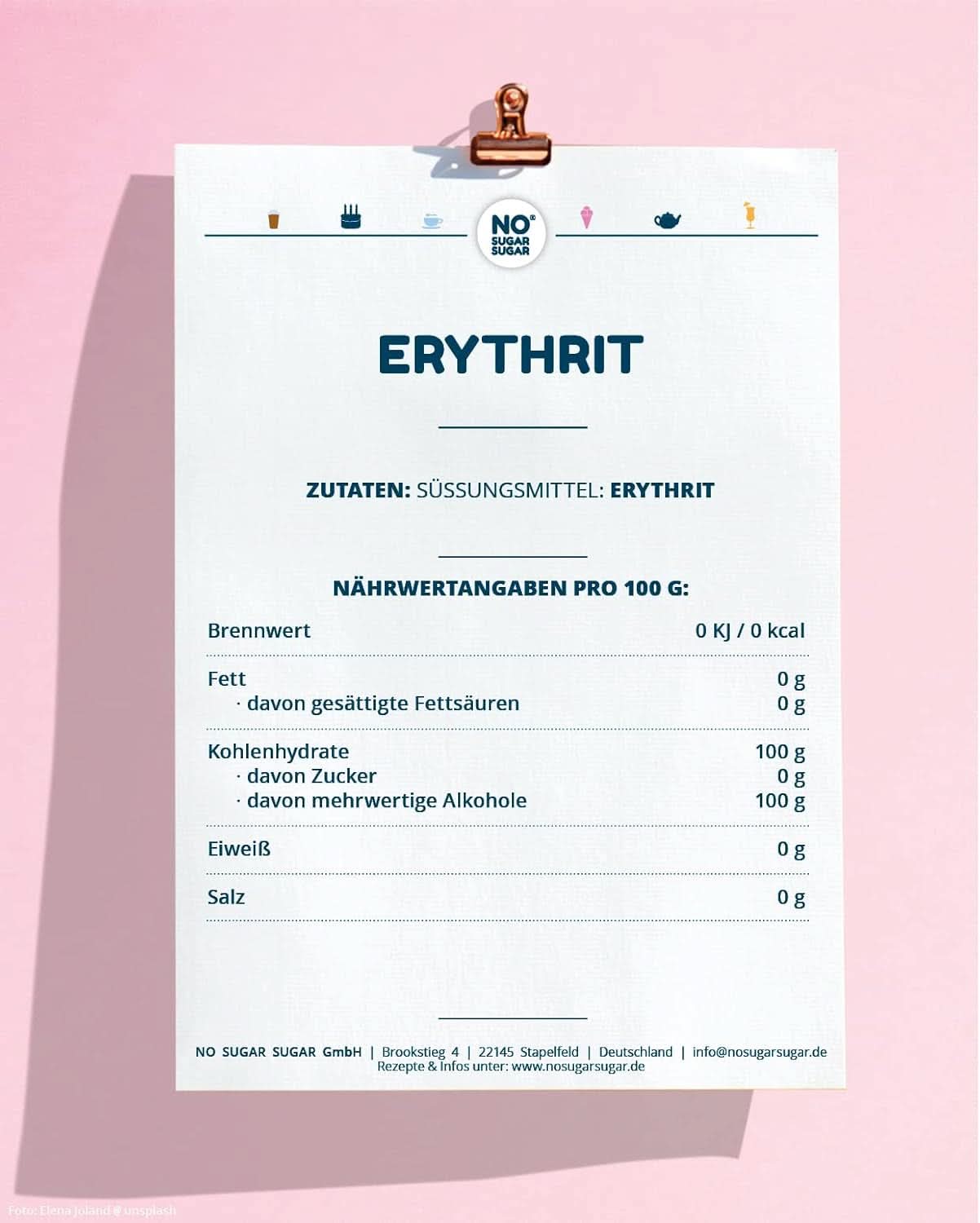 Bez cukru, naturalny erytrytol bez kalorii, nadający się jako zamiennik cukru, 4,5 Kg Słodziki Naty Shop