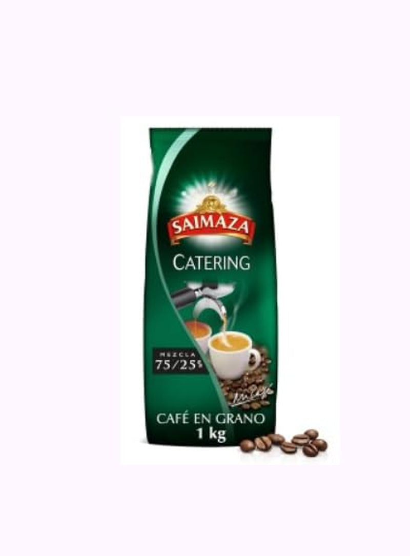 Kawa ziarnista dla gastronomii, mieszanka ziaren kawy premium 75/25, opakowanie 1 kg, dla gastronomii i konsumentów hurtowych. PAKIET 2