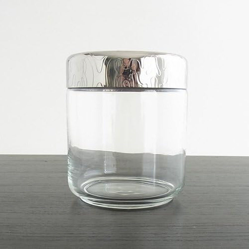 Alessi MW21/75 Powlekany szklany słój kuchenny 75 cl Pudełka do przechowywania żywności Naty Shop