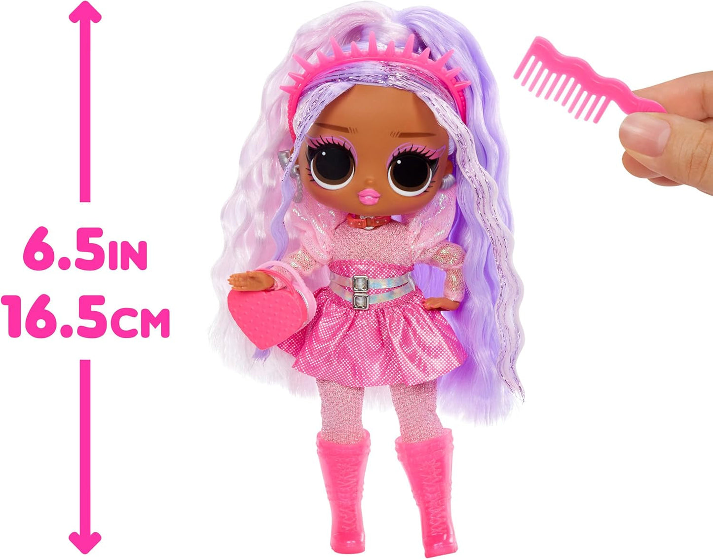 L.O.L. Niespodzianka! Tweens Neon Pop Stars - Kitty K - 1 modna lalka z podświetlanymi niespodziankami oraz ponad 10 strojów i akcesoriów Pop Star, w tym mikroopaski retro, prezent dla dzieci 4+ lalki Naty Shop