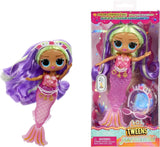 L.O.L. Niespodzianka! Tweens - Lola Waves Mermaid - modna lalka ze zmieniającym kolor ogonem, ruchomą płetwą i pięknymi dodatkami - zabawka dla dzieci i kolekcjonerów od 4 lat Naty Shop Cleo Cove Dolls