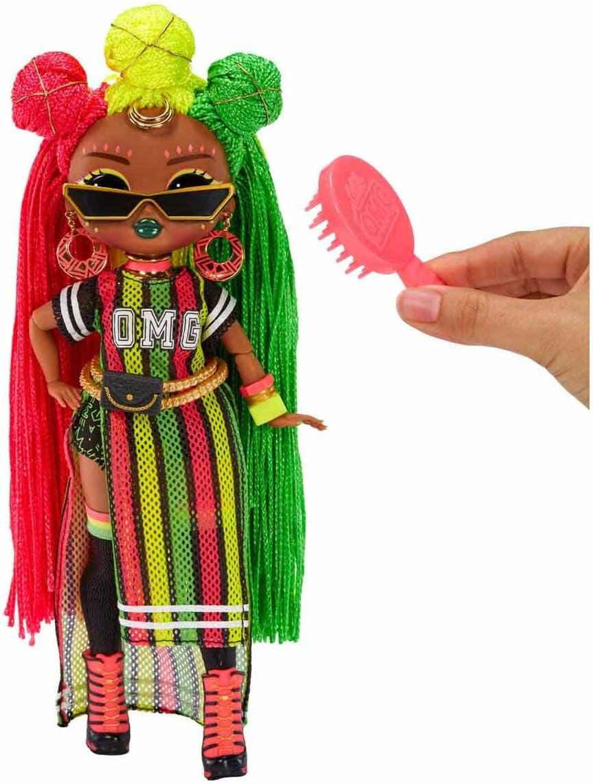 LOL niespodzianka! Lalka OMG Queens Fashion - SWAYS - 20 niespodzianek, w tym strój, akcesoria, stojak na lalki i nie tylko - Kolekcjonerska - Dla chłopców i dziewcząt w wieku 4 lat i więcej