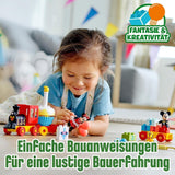 LEGO 10941 DUPLO Disney Urodzinowy pociąg Mikiego i Minnie, zabawkowy pociąg z ciastem i balonami, prezent dla dzieci od 2 lat Zestawy do budowania Besuche den LEGO-Store