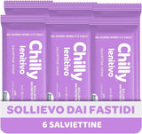 Chilly Lenitivo - Kojące chusteczki oczyszczające, 6 szt. Chusteczek nawilżanych dla niemowląt Naty Shop