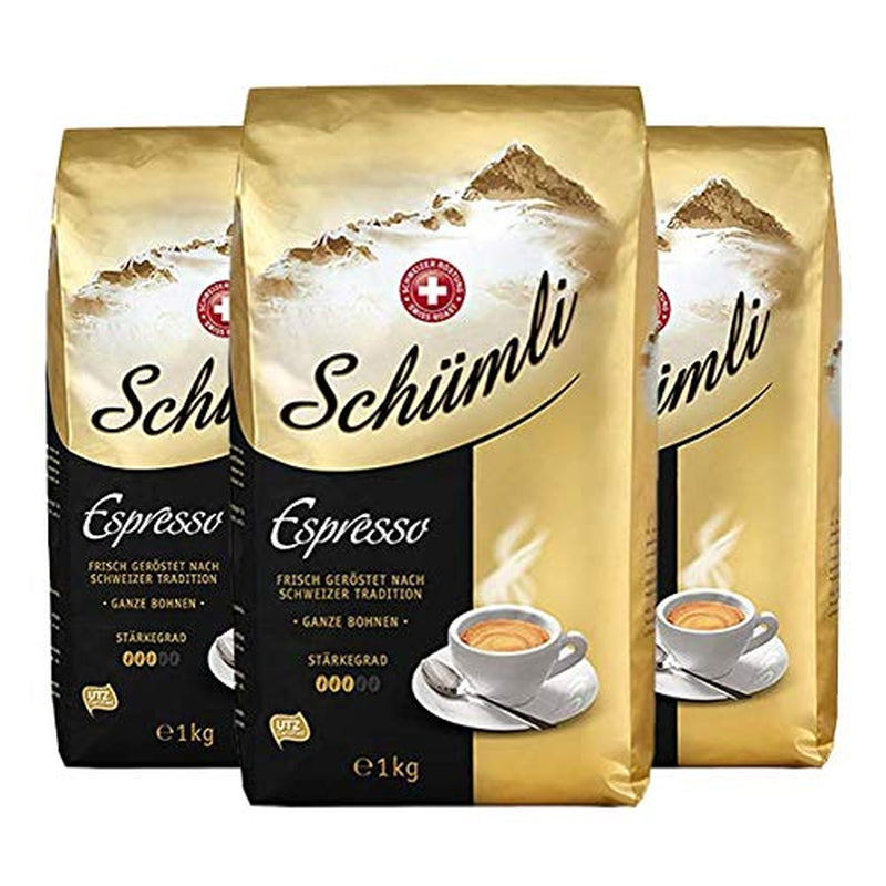 Kawa ziarnista Schuümli Espresso 1kg, opakowanie 3 szt. (3 x 1000g)
