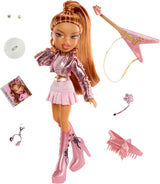 BRATZ Pop Starz Yasmin – modna lalka z kolekcjonerskim urokiem, strojem i akcesoriami muzycznymi
