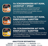 animonda Vom Feinsten Adult Gourmet Variety (32 x 100 g), bezzbożowa i bezcukrowa mokra karma dla dorosłych kotów z nieodpartym smakiem.