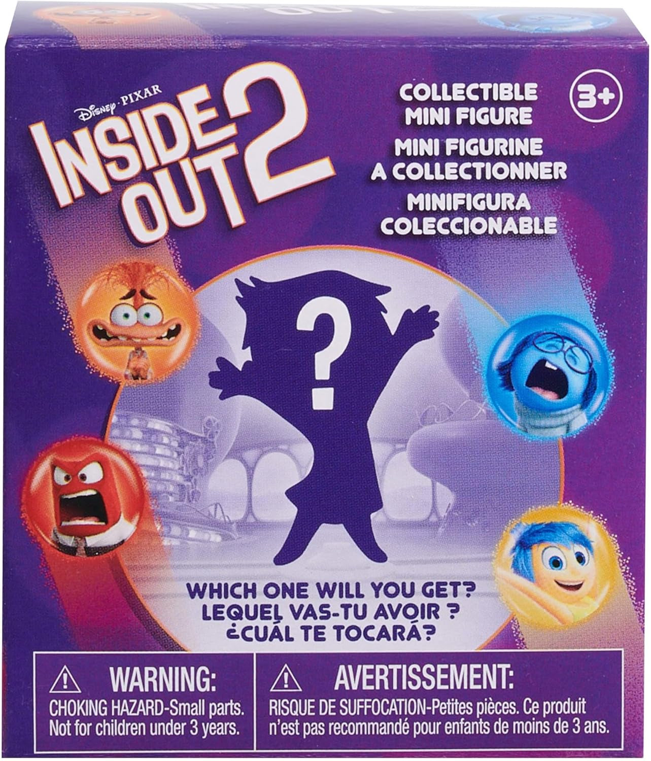 Just Play Disney i Pixar Inside Out 2 minifigurki Figurki kolekcjonerskie Wysokość od 2,5 cm do 6,4 cm Zabawki dla dzieci w wieku 3 lat i więcej Figurki Naty Shop