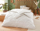 Badenia Trendline Eco Quilt Camel Lekka 155 X 220 cm, biała, z certyfikatem Oeko-Tex, wyprodukowana zgodnie z niemiecką normą jakości Kołdry i kołdry Naty Shop 155 X 220 Lekki kocyk letni