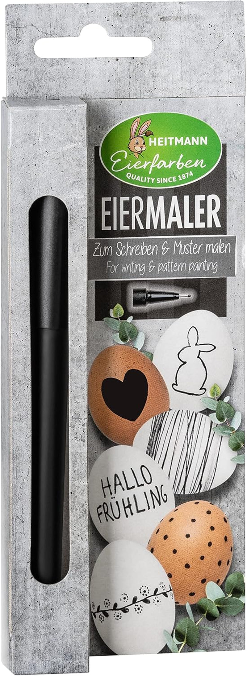 Heitmann Egg Colors - Egg Painter's Pastel - 4 kolorowe kredki w kolorze różowym, zielonym, niebieskim i fioletowym