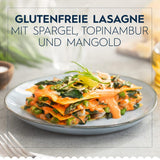 Barilla Pasta Bezglutenowa lasagne, przygotowana z pysznej kukurydzy i ryżu, idealna dla osób z celiakią lub nietolerancją glutenu, opakowanie 10 sztuk (10 x 250g)