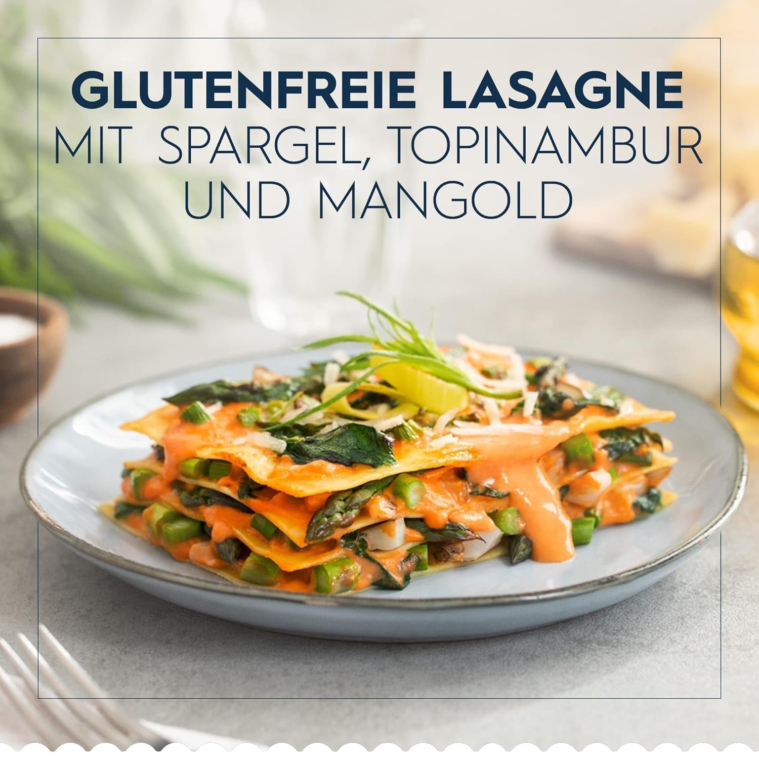 Barilla Pasta Bezglutenowa lasagne, przygotowana z pysznej kukurydzy i ryżu, idealna dla osób z celiakią lub nietolerancją glutenu, opakowanie 10 sztuk (10 x 250g)
