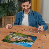 Ravensburger Puzzle 12000201 - Jezioro Como, Włochy - 500-elementowe puzzle dla dorosłych i dzieci powyżej 10 lat, puzzle krajobrazowe z motywami włoskimi Puzzle Naty Shop