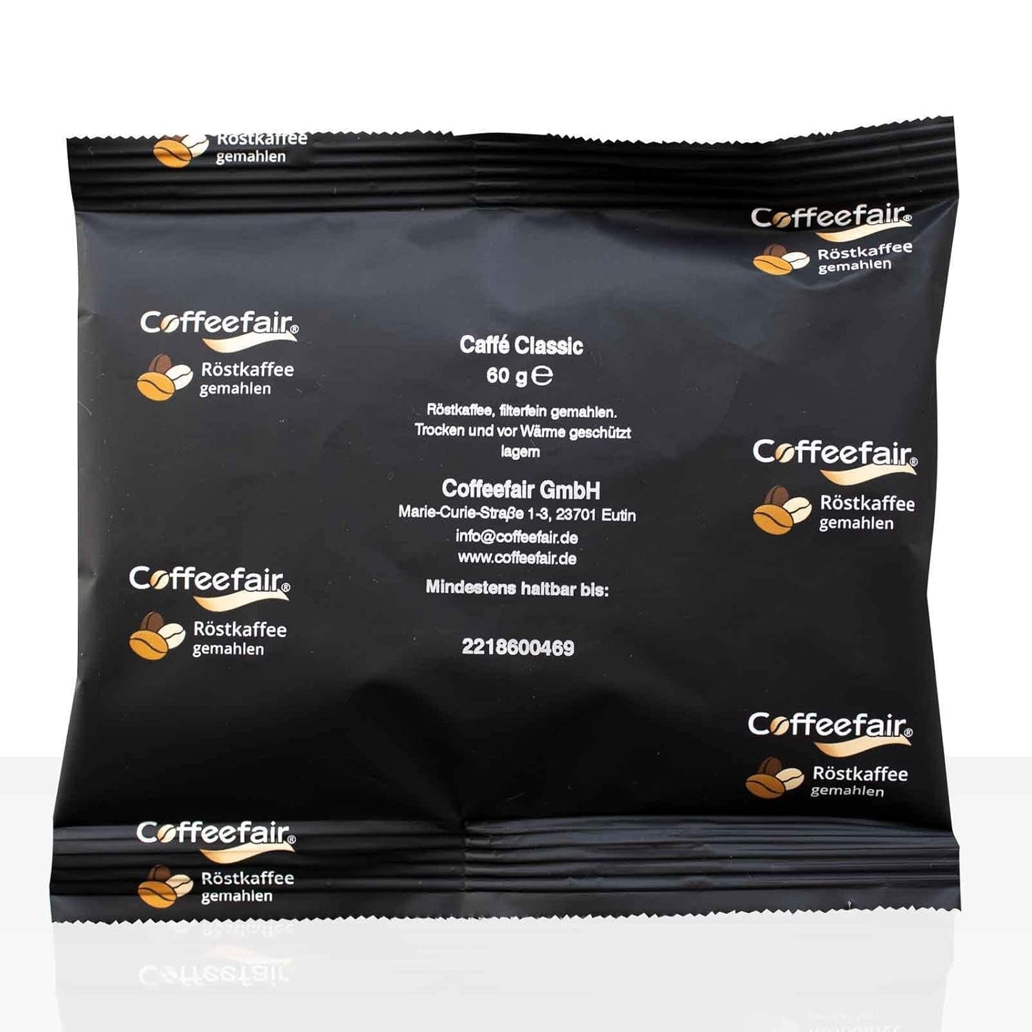 Kawa filtrowana Coffeefair Caffe Classic 80 x 60 g Kawa mielona, ​​jakość gastronomiczna, lekko palona, ​​zbilansowana i pełna, do filtrowanej kawy espresso