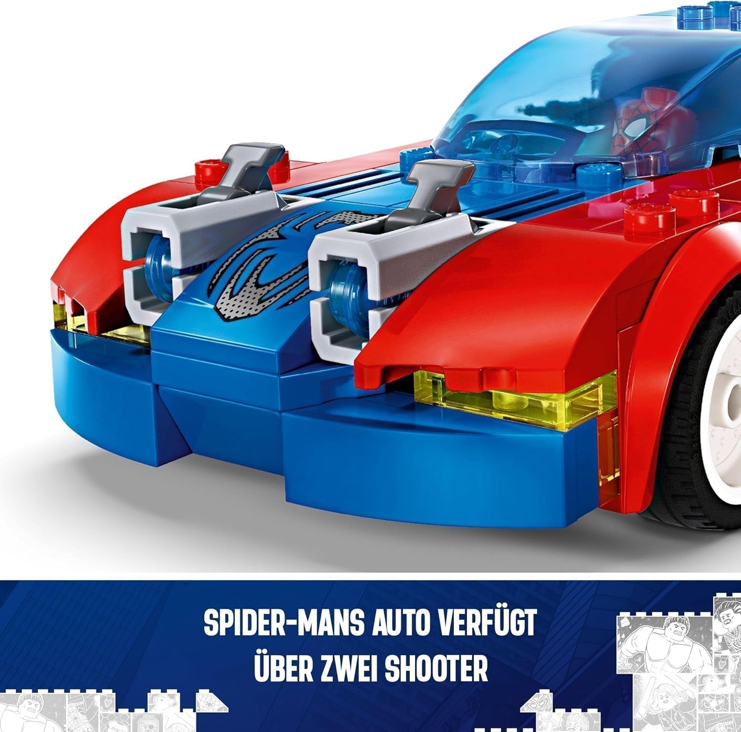 LEGO Marvel Spider-Man Samochód wyścigowy i Venom Green Goblin, Spider-Man do odgrywania ról Zabawka z figurkami superbohaterów i samochodem do zbudowania, prezent dla dzieci, chłopców i dziewcząt w wieku 7 lat 76279 Zestawy do budowania Szukaj sklepu LEGO