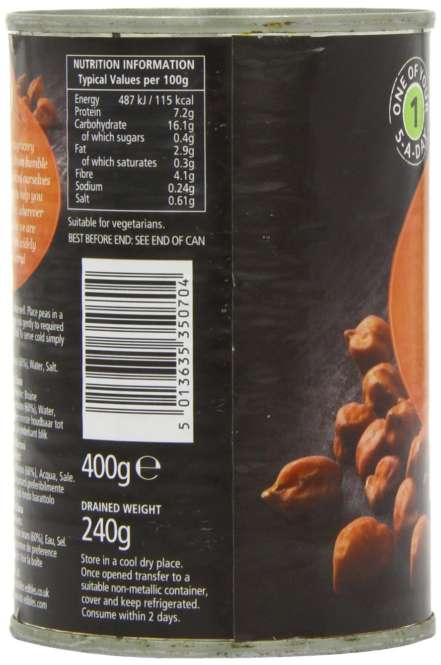 - Ciecierzyca brązowa (z puszki), opakowanie 12 szt. (12 x 400g)