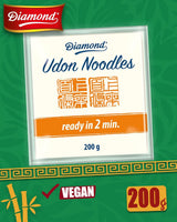 Makaron udon DIAMOND, szybkie i proste przygotowanie, wegetariańskie, wegańskie - 1 x 200 g