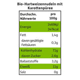Freche Freunde Organiczny makaron warzywny „Marchew” 25% zawartości warzyw Wegański 6 opakowań (6 x 300 g)