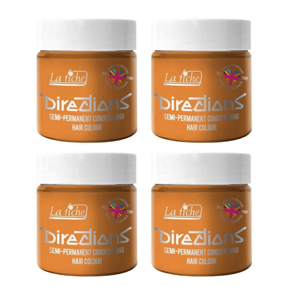 Sposób użycia Półtrwała farba do włosów 100 ml pudełko 4 opakowania (Pillarbox Red) Naty Shop Apricot farba do włosów 100 ml (4 sztuki w opakowaniu)