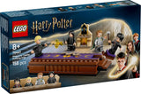 LEGO Harry Potter Zamek Hogwart: zestaw do budowania Klubu Pojedynków z 4 minifigurkami w zestawie. Draco Malfoy, Gilderoy Lockhart i Severus Snape, zestaw Z funkcją Dla chłopców i dziewcząt w wieku od 8 lat 76441 Zestawy do budowania Besuche den LEGO-Store