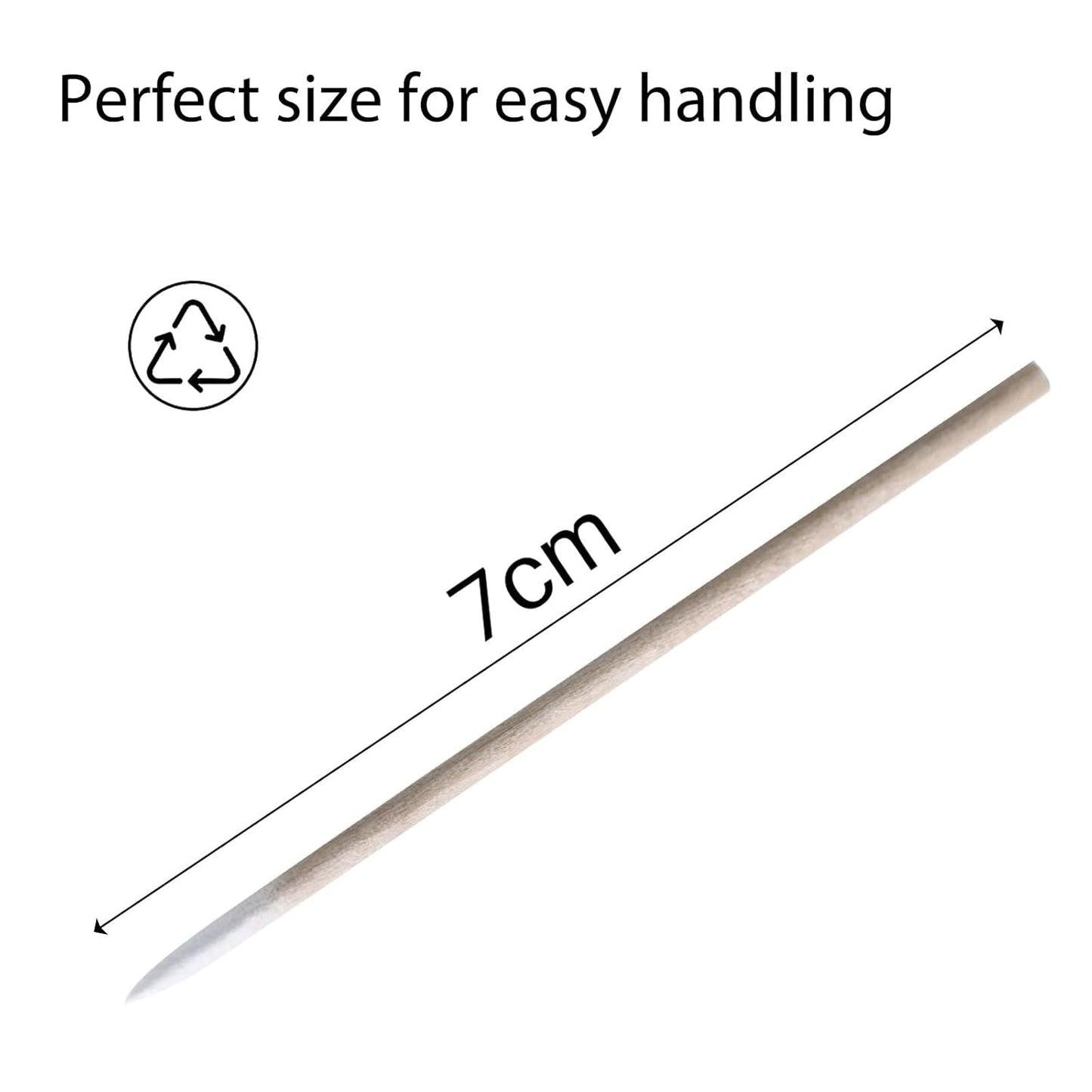 600 Stück Wattestäbchen Holz Spitz, Reinigungsstäbchen, Microbrush Stäbchen Wattestäbchen Für Tattoo, Augenbrauen, Uroda, Lippenstift, Wimpern, Makijaż, Nagel Zubehör, Augenbrauen Tattoo