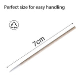 600 Stück Wattestäbchen Holz Spitz, Reinigungsstäbchen, Microbrush Stäbchen Wattestäbchen Für Tattoo, Augenbrauen, Uroda, Lippenstift, Wimpern, Makijaż, Nagel Zubehör, Augenbrauen Tattoo