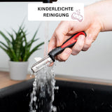 Westmark 29092270 Sparschäler Gallant, Pp/Tpe/Edelstahl, Schwarz / Rot, Obieraczka 16,5 x 3,7 x 2 cm Naty Shop
