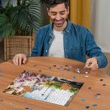 Ravensburger Puzzle 12000366 - Wiosna w Paryżu - 500-elementowe puzzle dla dorosłych i dzieci powyżej 12. roku życia Puzzle Naty Shop