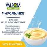 Majonez roślinny sojowy bez jajek, idealny dla wegan i wegetarian, wszechstronny w kuchni, 4 x 150ml