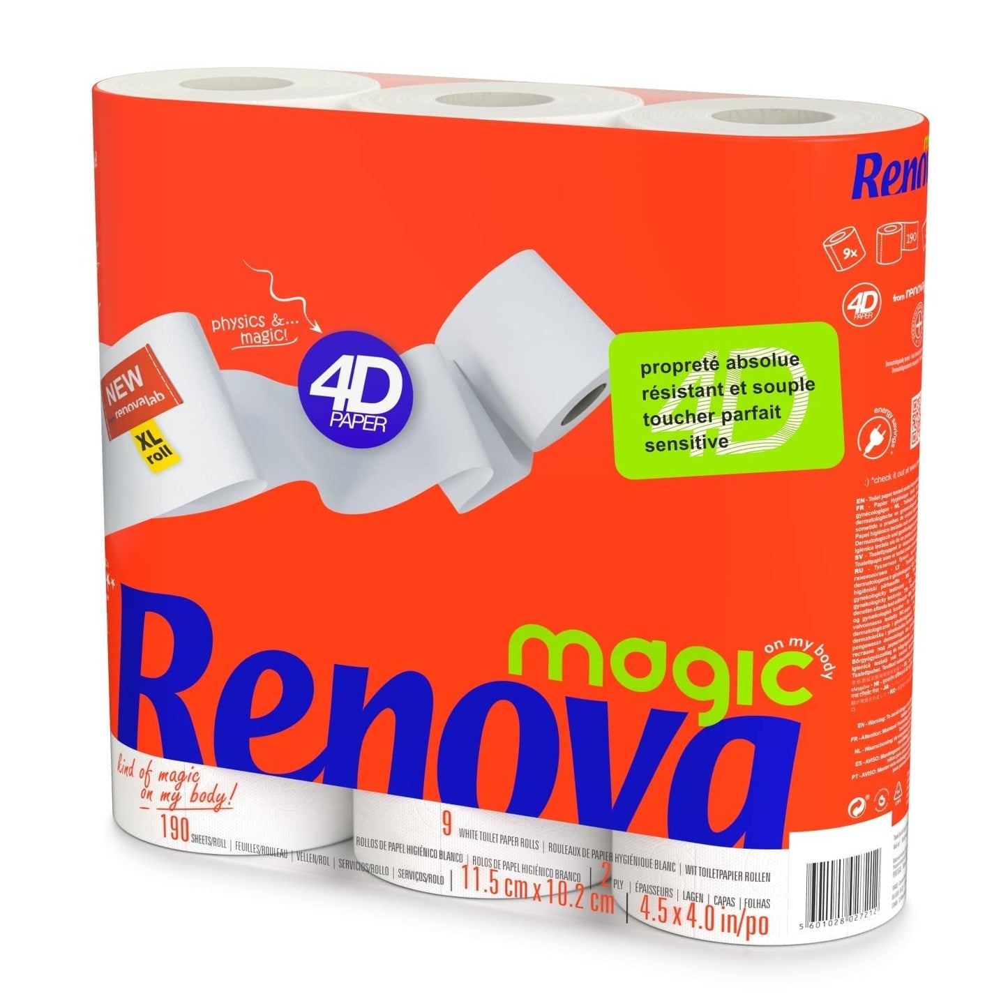 Papier toaletowy Renova - 9 rolek