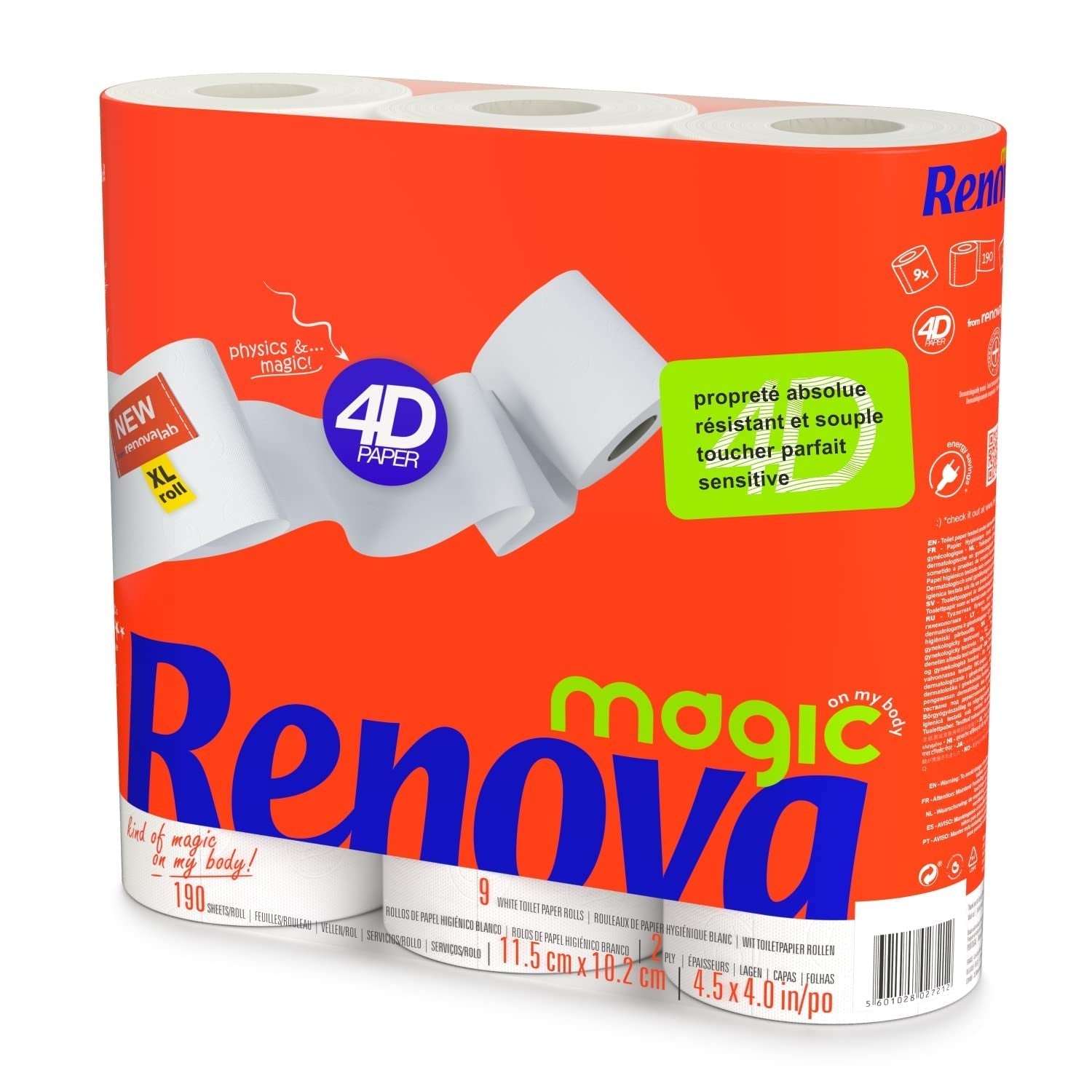 Papier toaletowy Renova - 9 rolek