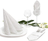 Papstar 11682 50 serwetek „Royal Collection” 1/4 złożenia 40 X 40 cm „Ozdoby”, białe