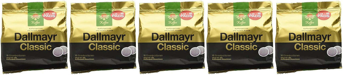 Kaffee Classic Kaffeepads 16 + 2, pakiet 5er (5 x 124 g)
