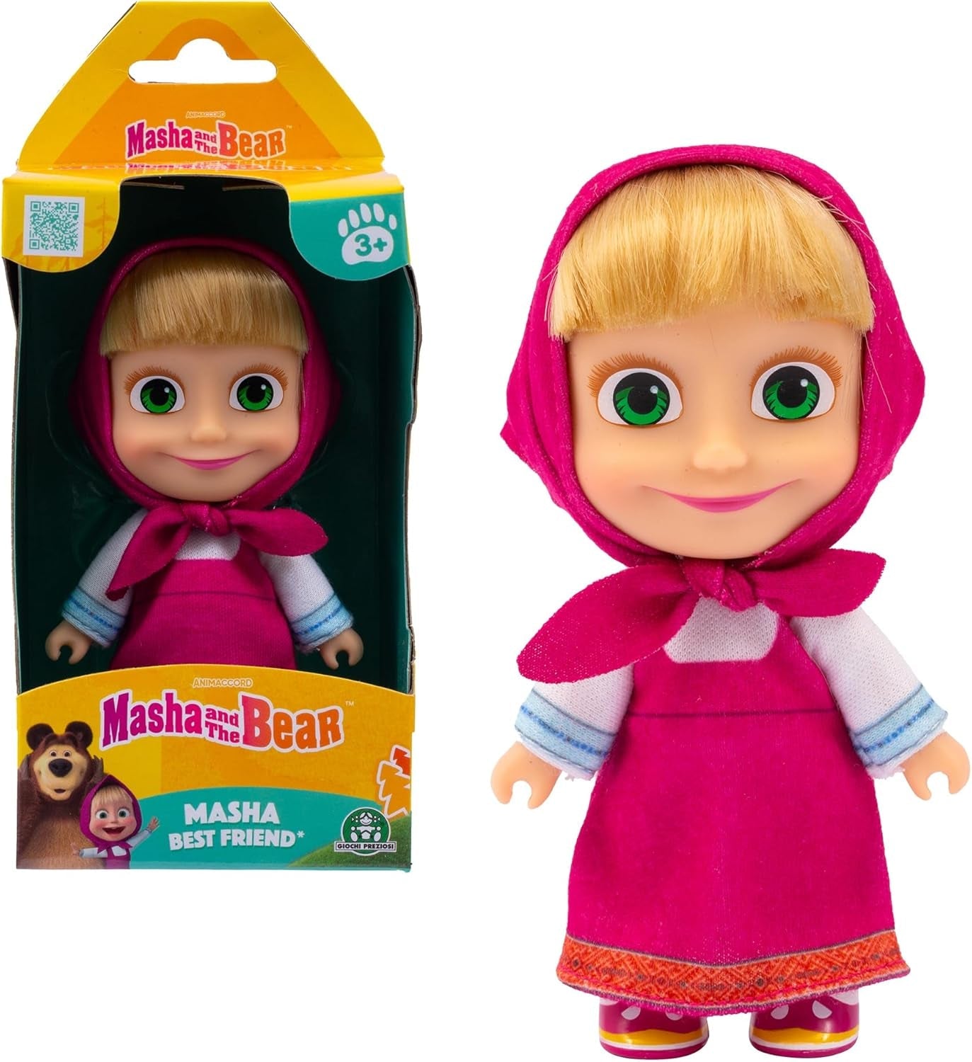 Lalka Masza i Michka 12 cm Kolekcjonerski letni strój Zabawkowy model od 3 lat i więcej MHA001