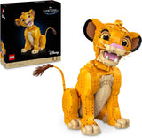 Lego Ç€ Disney Simba Młody Król Lew Kreatywna figurka zwierzątka Kolekcjonerska zabawka do budowania Relaksująca aktywność dla dorosłych Pomysł na prezent dla kobiet 43247 Zestawy do budowania Besuche den LEGO-Store Default Title