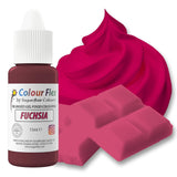 Sugarflair Colourflex Fuksja Barwnik spożywczy na bazie oleju, wysoce skoncentrowany płynny barwnik spożywczy, barwnik spożywczy do śmietany, czekolady, ciasta, kremówki, lukieru i nie tylko - 15ml