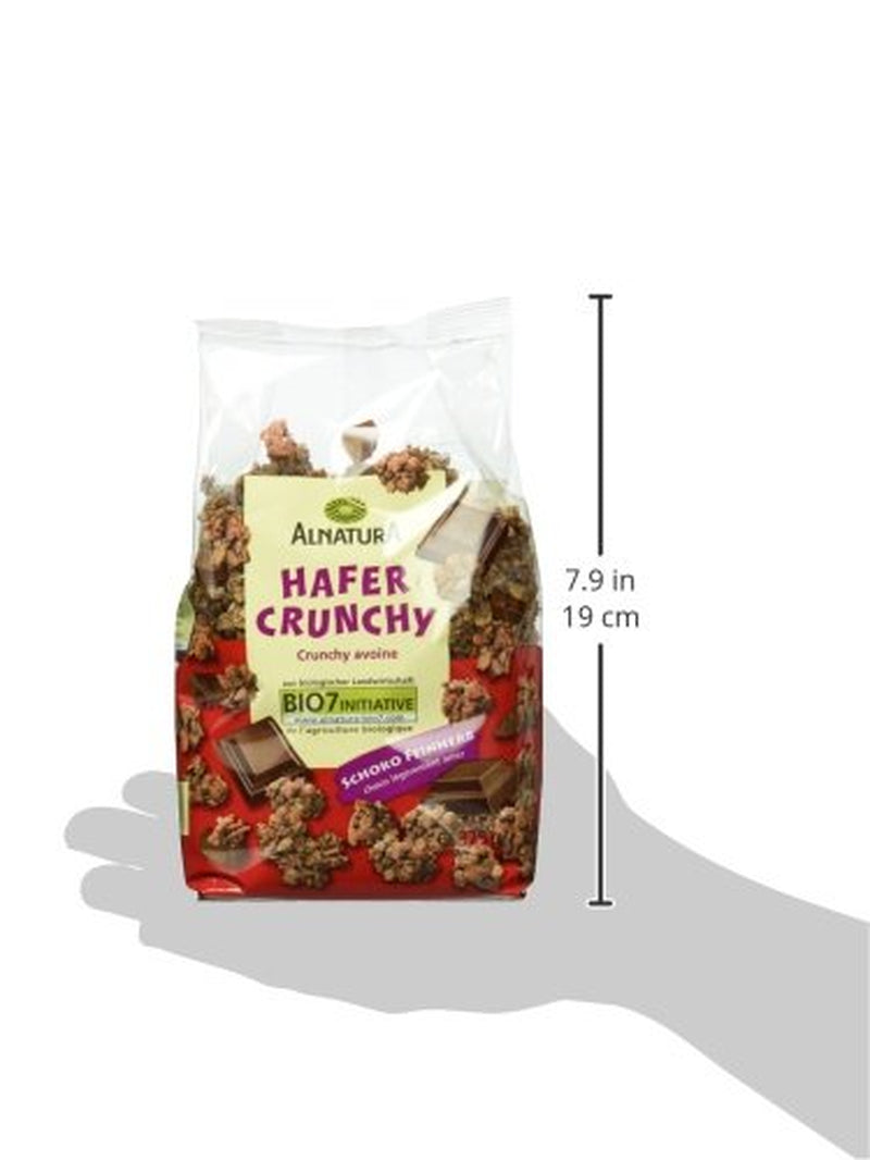 Chrupiące ciastka owsiane z ekologiczną czekoladą, 375g