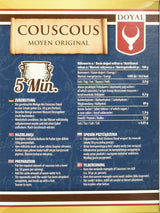 Kuskus – Lekki i puszysty kuskus z lekko orzechowym posmakiem – Typowy specjał z Afryki Północnej – 1 x 500g