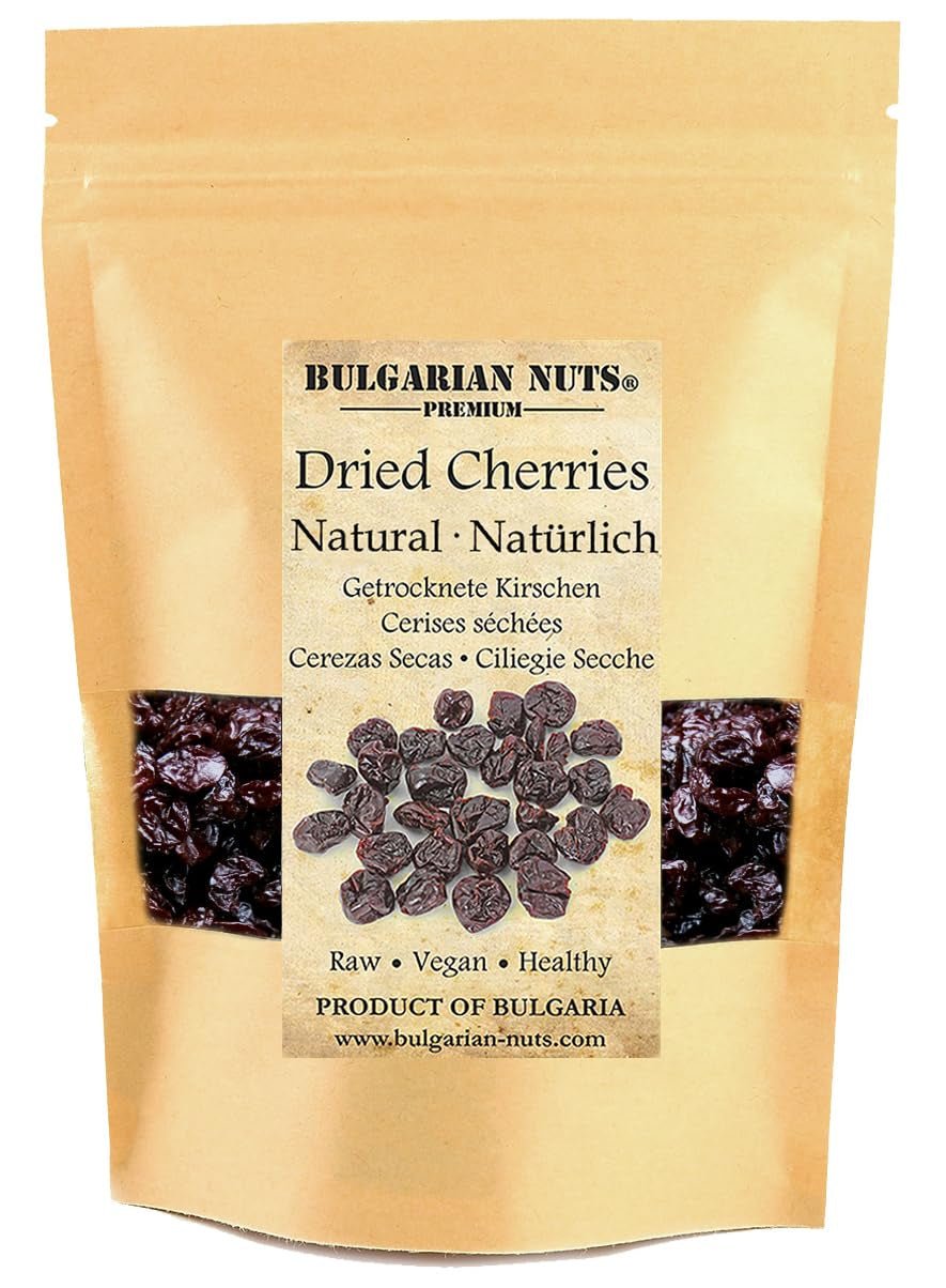 1 kg suszonych na słońcu, bez pestek, naturalnie słodkich wiśni - bez dodatku cukru, bez dodatków, bez konserwantów. Prawdziwe wiśnie - prawdziwy smak. Naty Shop produkty suszone 1kg (1 opakowanie)