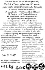 1 kg Naturalnie suszone śliwki, bez pestek, bez dodatków, bez cukru, bez słodzików, bez sztucznych składników, z bułgarskich ogrodów owocowych Produkty suszone Naty Shop