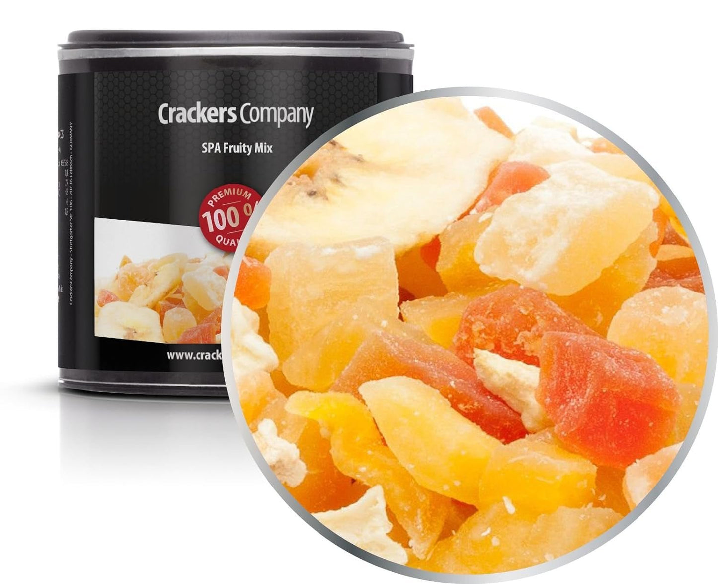 1 x 3 kg Mieszanka owoców egzotycznych Kawałki owoców kandyzowanych Papaja Mango Arbuz Ananas Kokos Jabłko Banan Niskotłuszczowa Niska zawartość soli Wegetariańska Bezglutenowa Bez laktozy Produkty suszone Mój sklep 4 x 80 g w małym pudełku membranowym (320 g)
