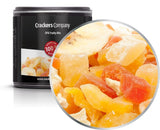 1 x 3 kg Mieszanka owoców egzotycznych Kawałki owoców kandyzowanych Papaja Mango Arbuz Ananas Kokos Jabłko Banan Niskotłuszczowa Niska zawartość soli Wegetariańska Bezglutenowa Bez laktozy Produkty suszone Mój sklep 4 x 80 g w małym pudełku membranowym (320 g)