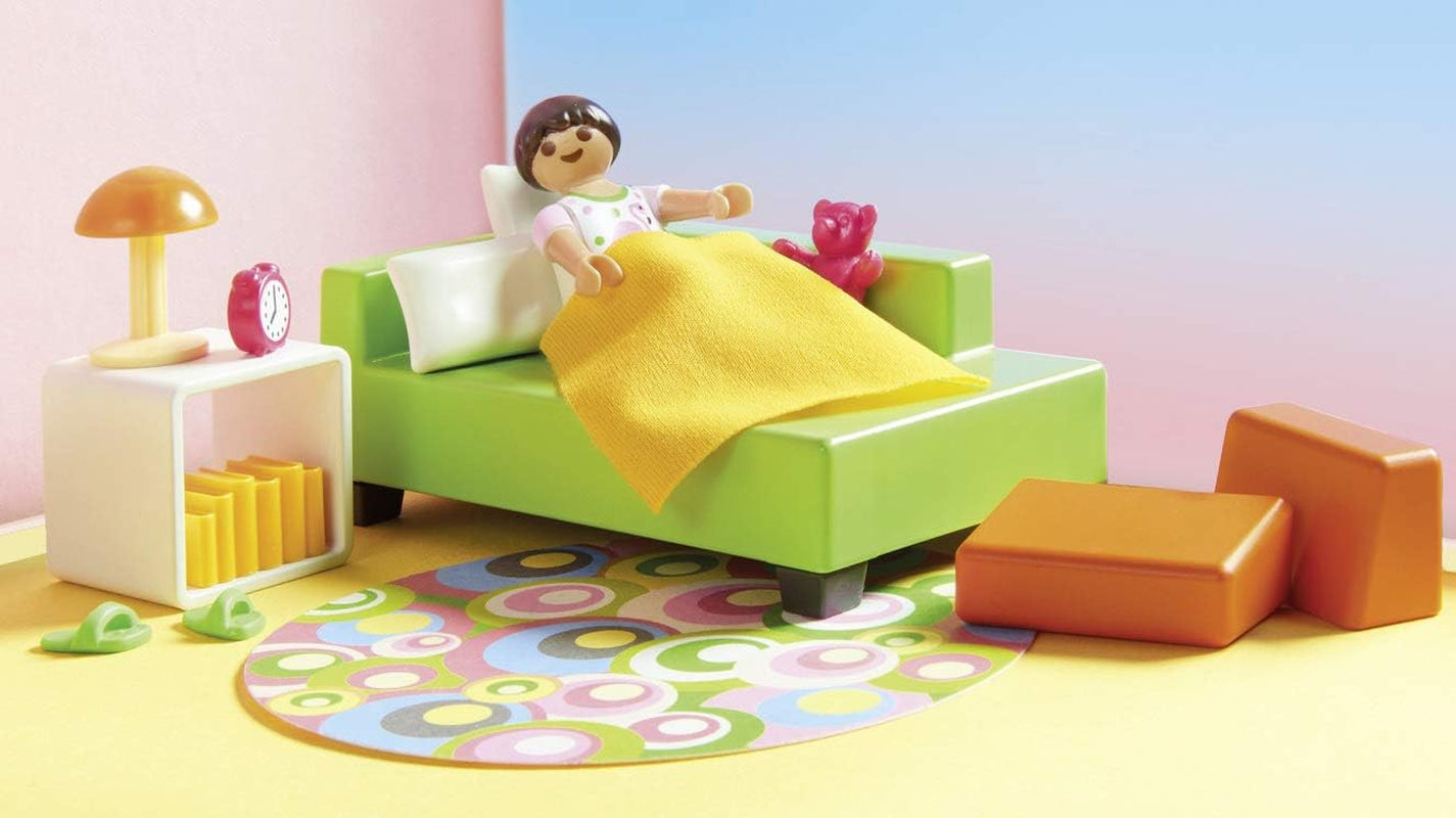 PLAYMOBIL domek dla lalek 70209 Pokój młodzieżowy z figurką dziewczynki i akcesoriami, od 4 lat Domki dla lalek Naty Shop